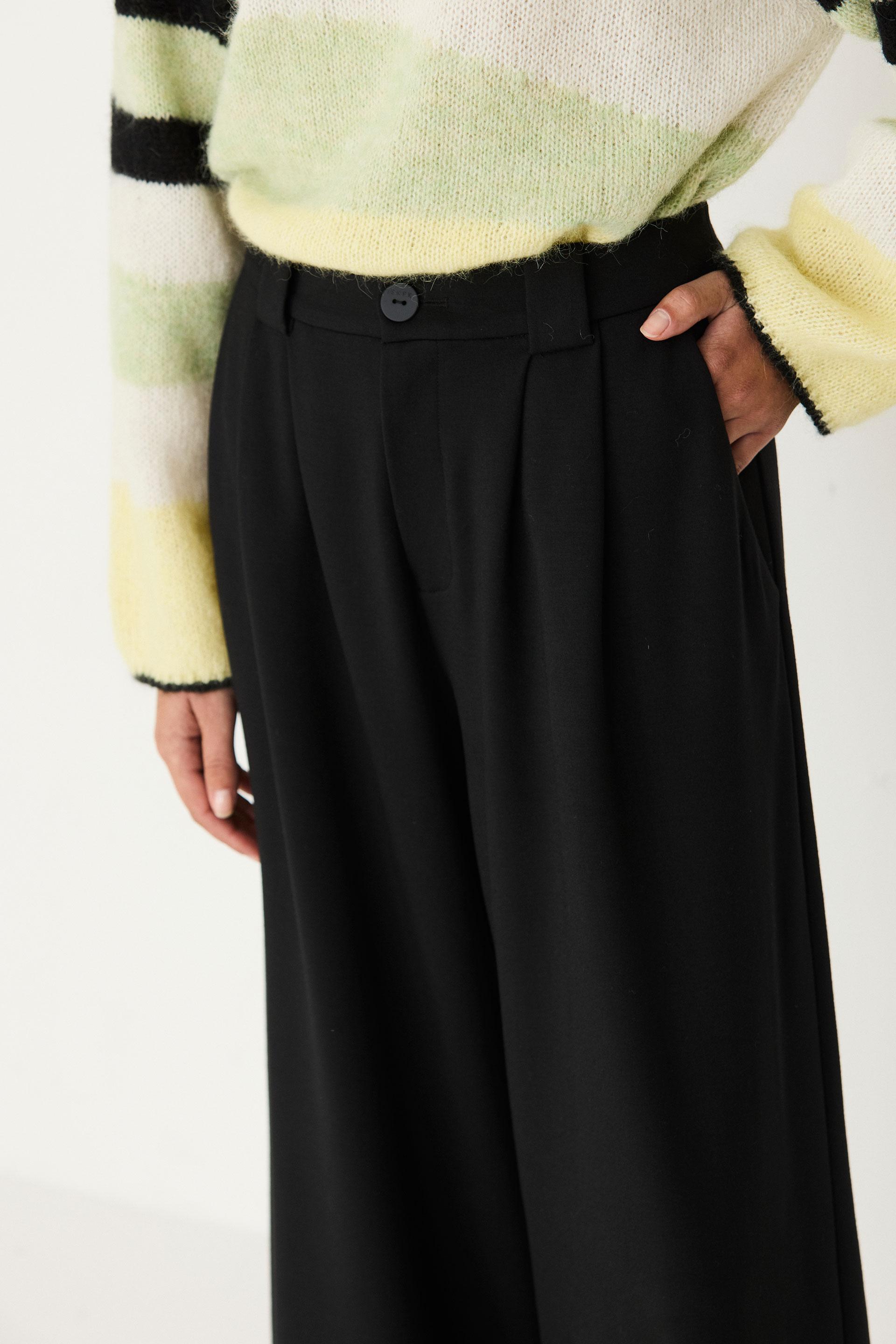 SKFK Nia Trouser Damen Palazzo Tencel HSKFK Nia Trouser Damen Palazzo Tencel Hose schwarzose schwarz